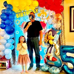 Sonic the Hedgehog birthday party decorations